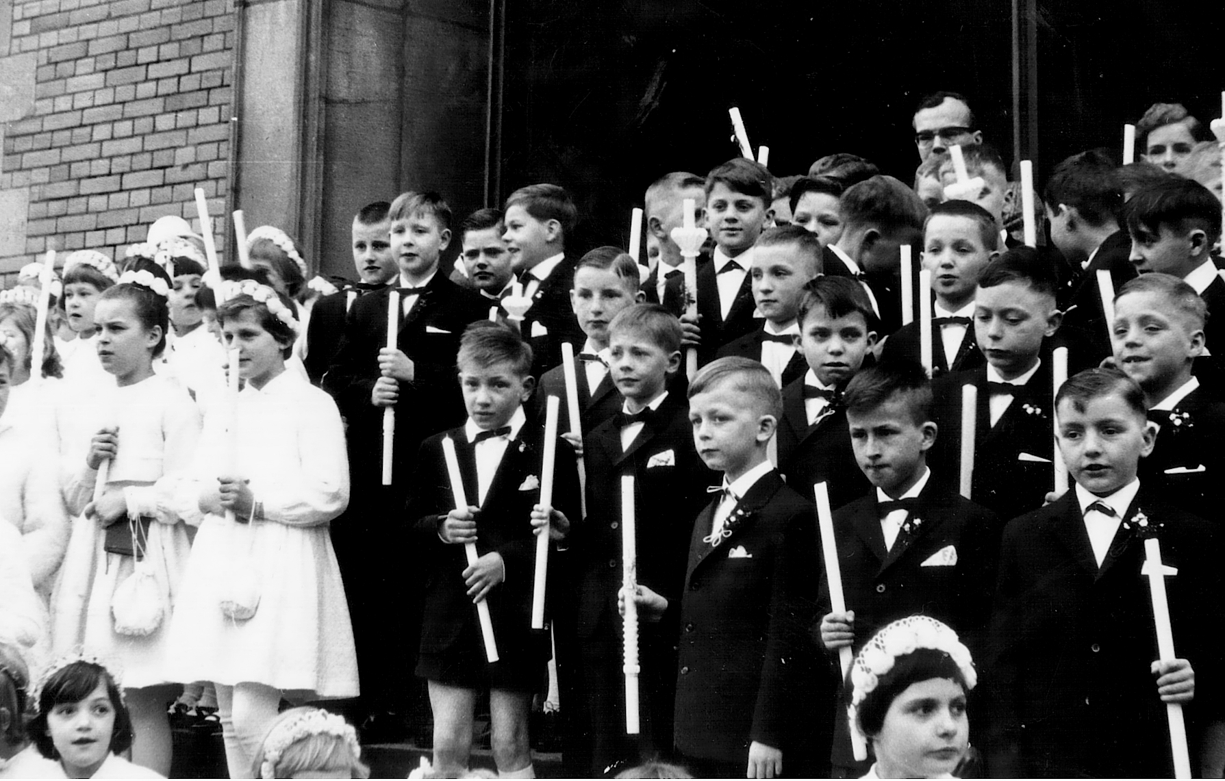Kinder der Herz Jesu Schule Paderborn Kommunion Jahrgang 1961