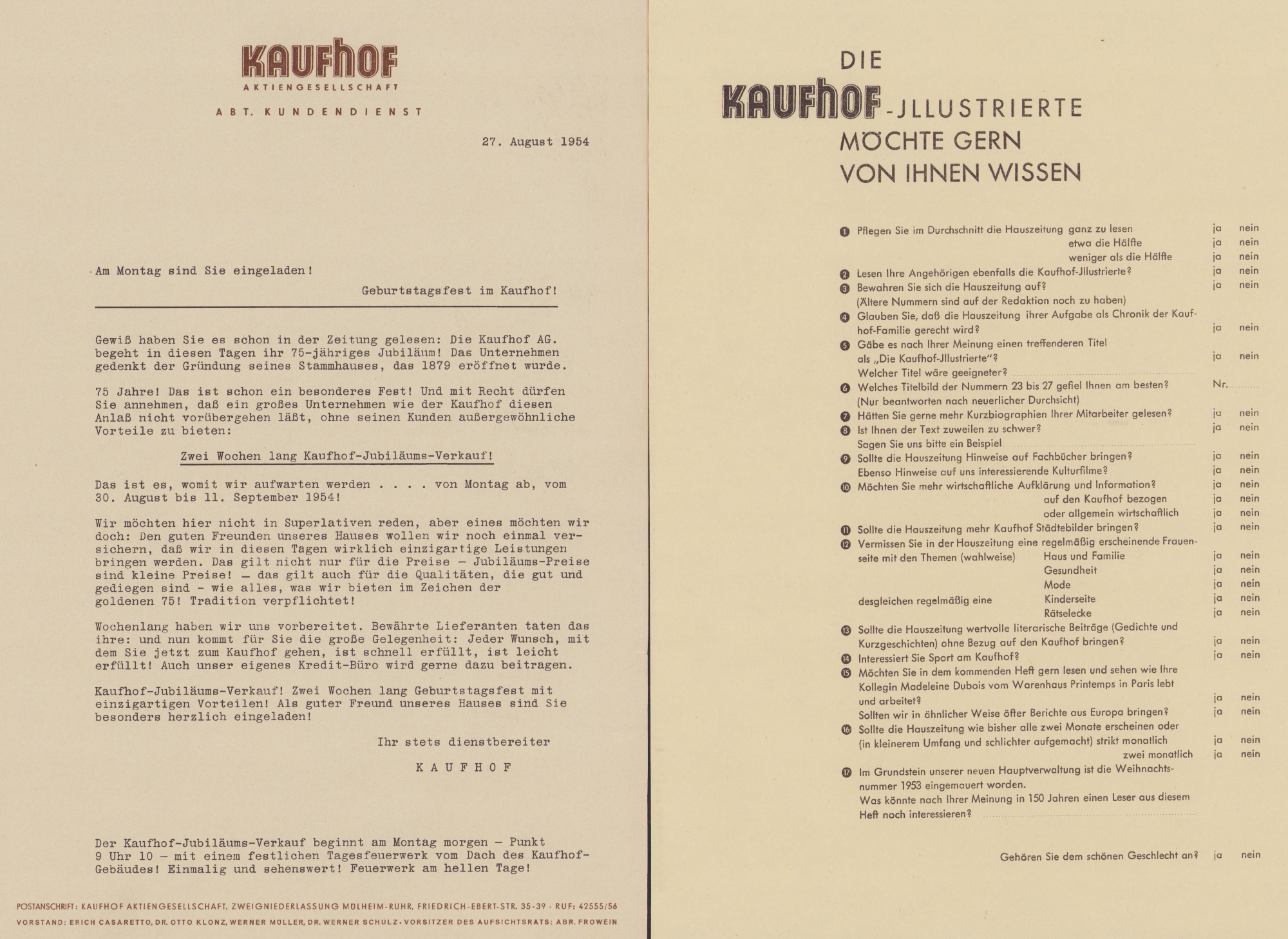 Der alte Kaufhof Paderborn