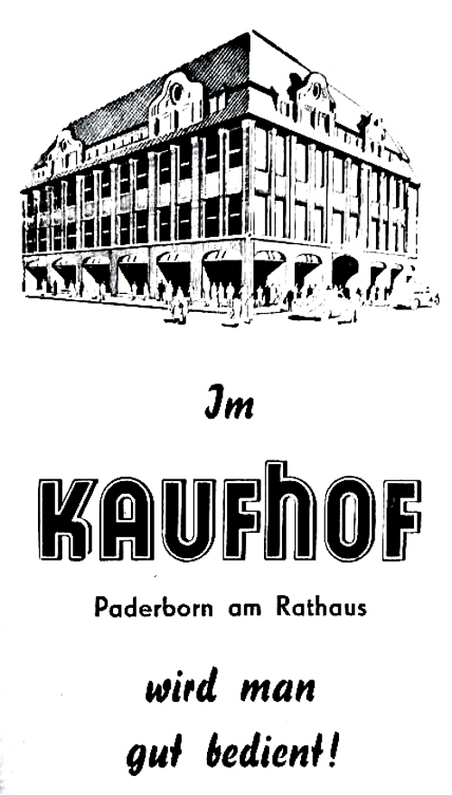 Der alte Kaufhof Paderborn