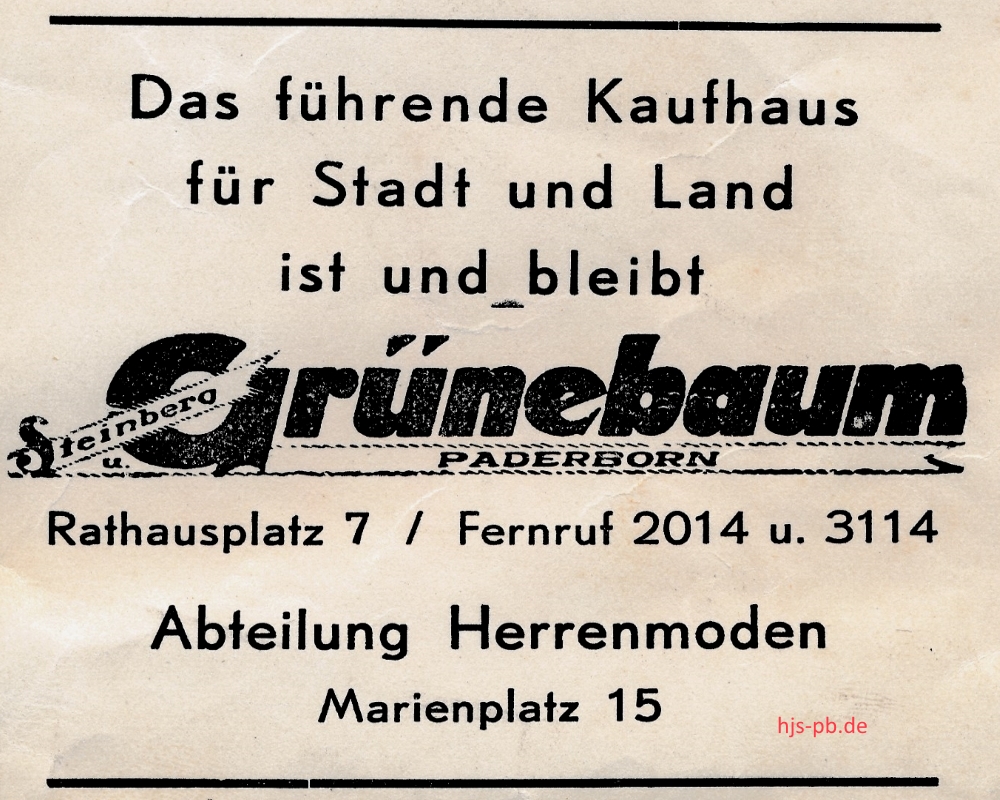 Der alte Kaufhof Paderborn